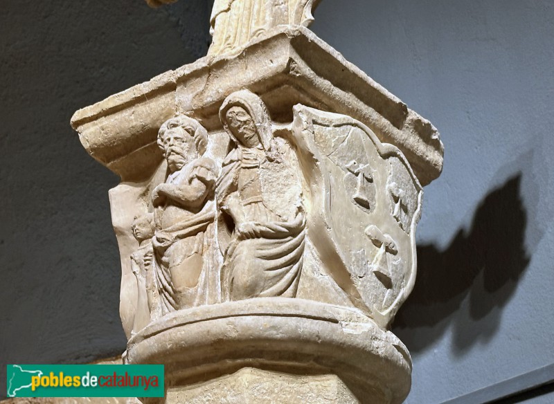 Montblanc. Museu de la Conca de Barberà. Creu de l'ermita de Santa Anna de Barberà (Foto: Albert Esteves, 2025) Montblanc. Museu de la Conca de Barberà. Creu de l'ermita de Santa Anna de Barberà