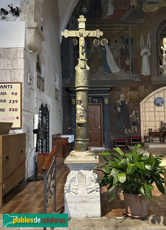 Montblanc - Santuari de la M.D. de la Serra. Creu Verda