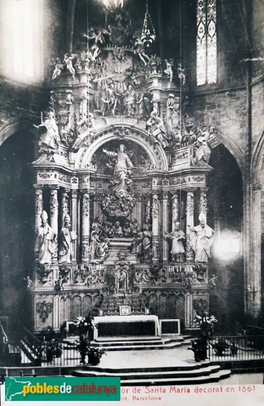 Montblanc - Retaule de Santa Maria la Major (desaparegut)