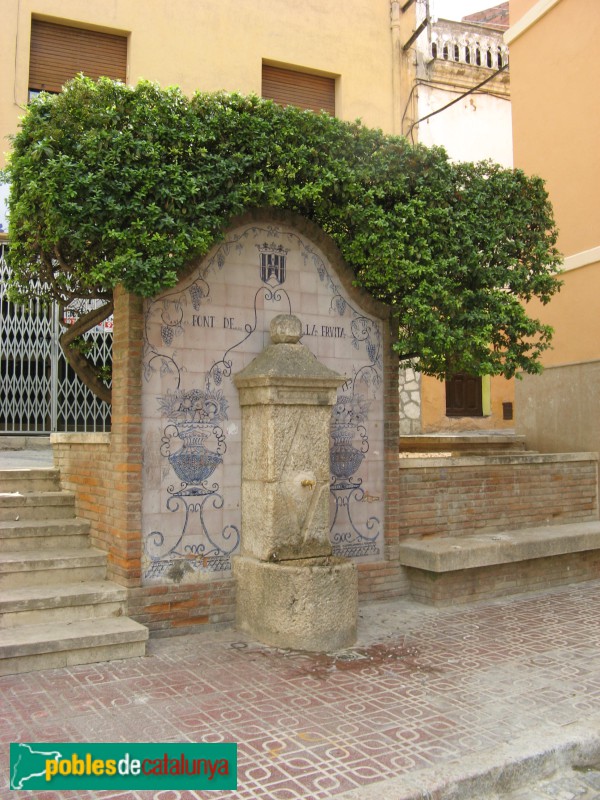 Montblanc - Font de la fruita