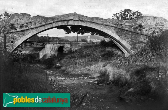 Girona - Pont del Dimoni. Foto antiga