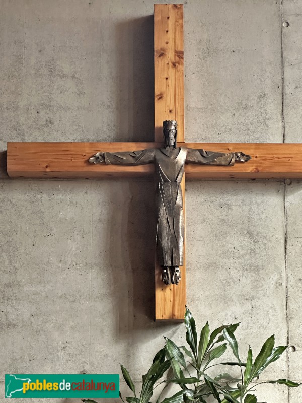 Girona - Església de Santa Eugènia. Santcrist de Domènec Fita