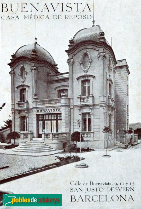 Sant Just Desvern - Antic Sanatori. postal antiga Sant Just Desvern - Antic Sanatori. postal antiga