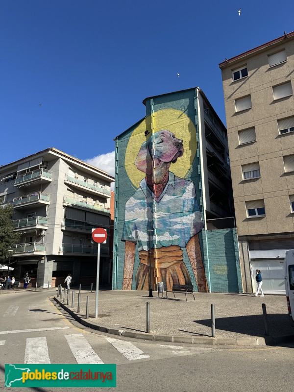 Girona - Mural Silenci