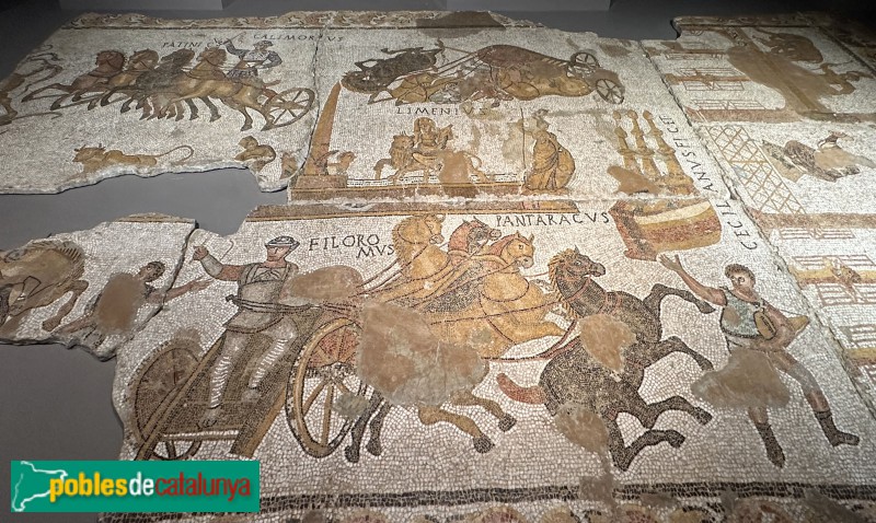 Museu d'Història de Girona. Mosaic de Bell-lloc del Pla (segle III-IV)