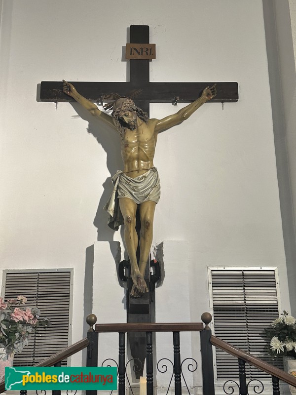 Puigverd de Lleida - Església de Sant Pere. Santcrist