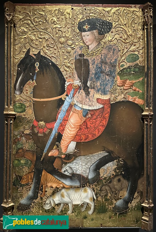 Museu de Lleida - Retaule de Sant Julià, procedent de la capella del palau d'Aspa (Jaume Ferrer II, mitjan s.XV)