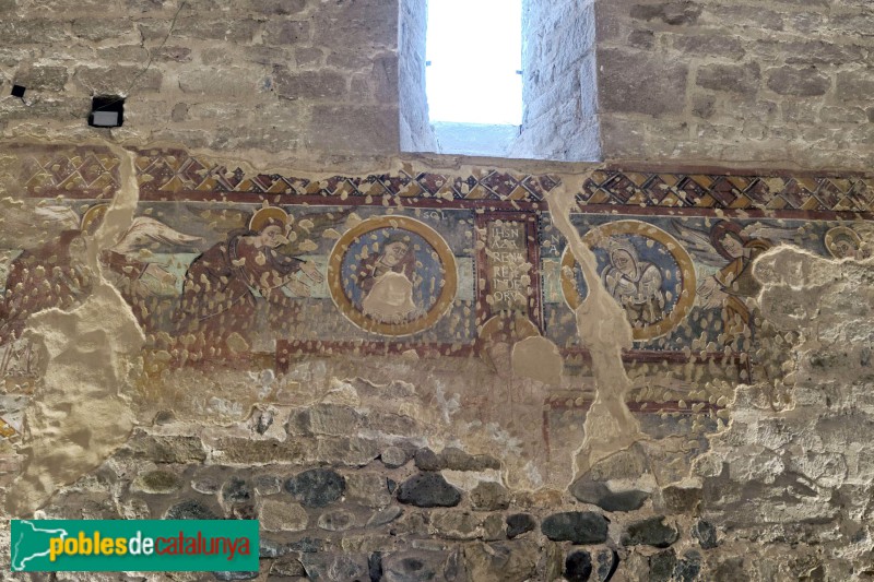 Cervià de Ter - Monestir de Santa Maria. Pintures murals