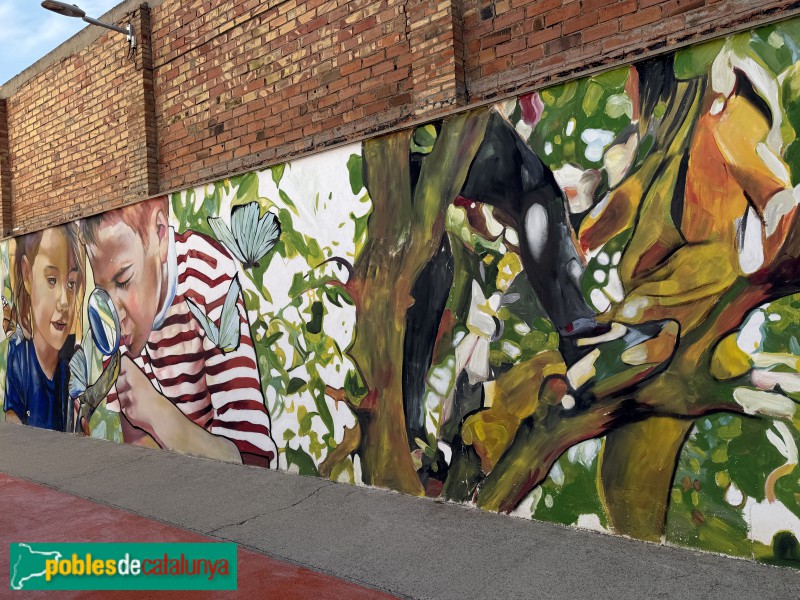 Montoliu de Lleida - Mural del Parc Infantil