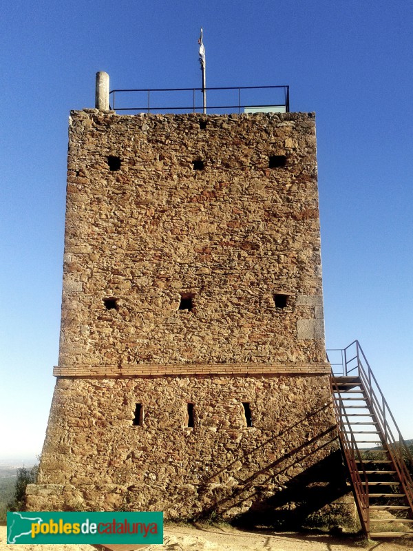 Girona - Castell de Sant Miquel. Torre de telegrafia òptica