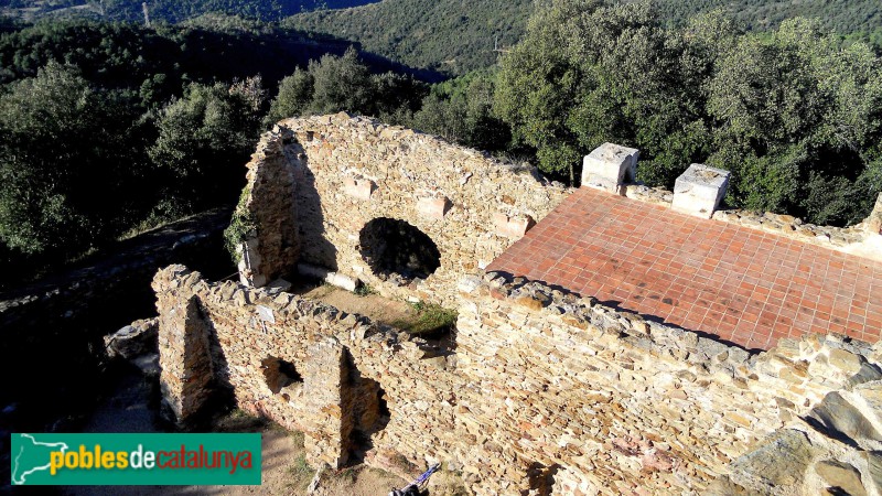 Castell de Sant Miquel. Restes de la capella