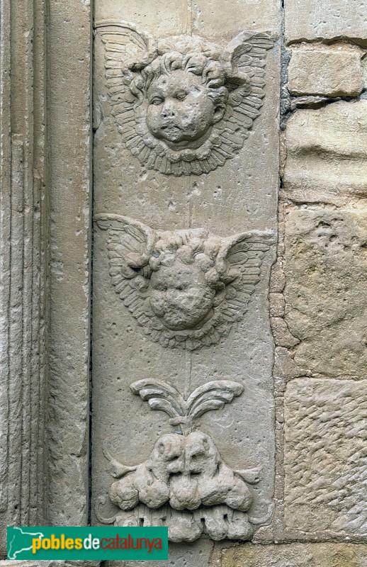 Sarroca de Lleida - Església de Santa Maria. Portada