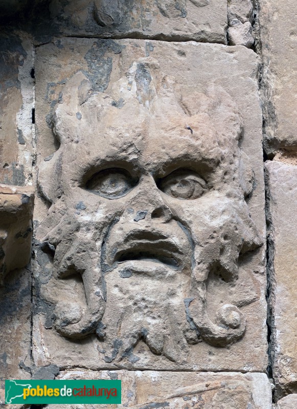 Sarroca de Lleida - Església de Santa Maria. Portada