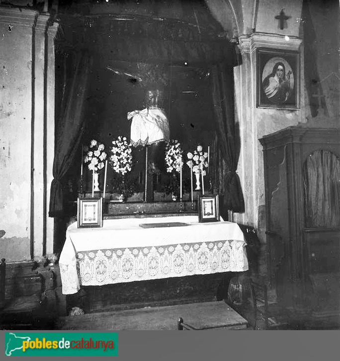 Alcanó - Església de Sant Pere (Salvany 1921