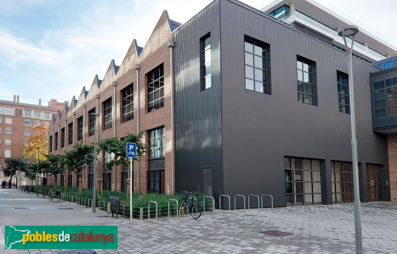 Barcelona - Indústries Deslite. Façana Av. Icària