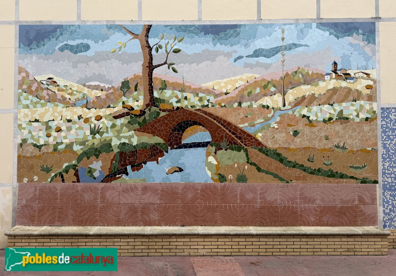 Torrefarrera - Mural de la Plaça Miremont