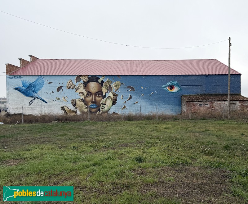 Torrefarrera - Mural <i>Devesa</i> (Bastián Prendes, 2018)