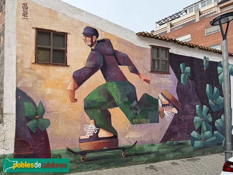 Torrefarrera - Mural <i>El Viaje</i> del Aprendiz (Don Bonssai, 2025)