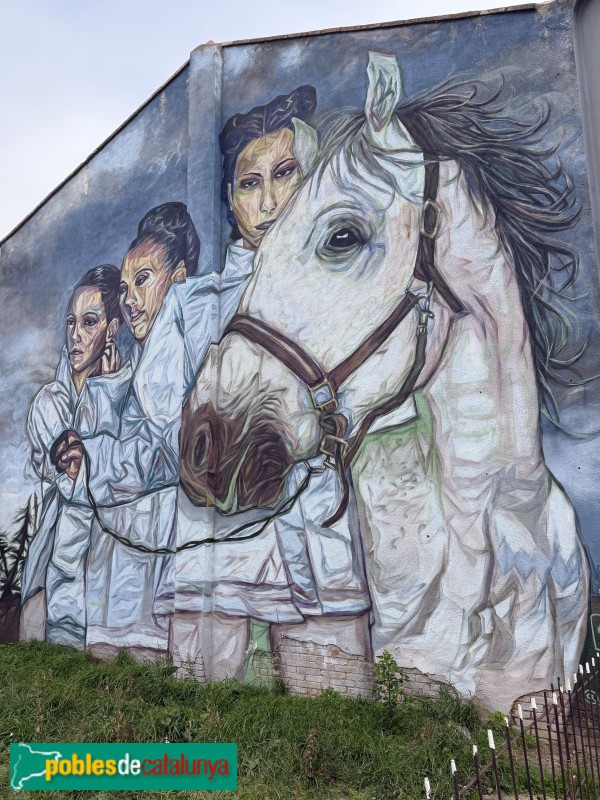 Torrefarrera - Mural <i>Ellas me encadenaron</i> (B.K, 2022)