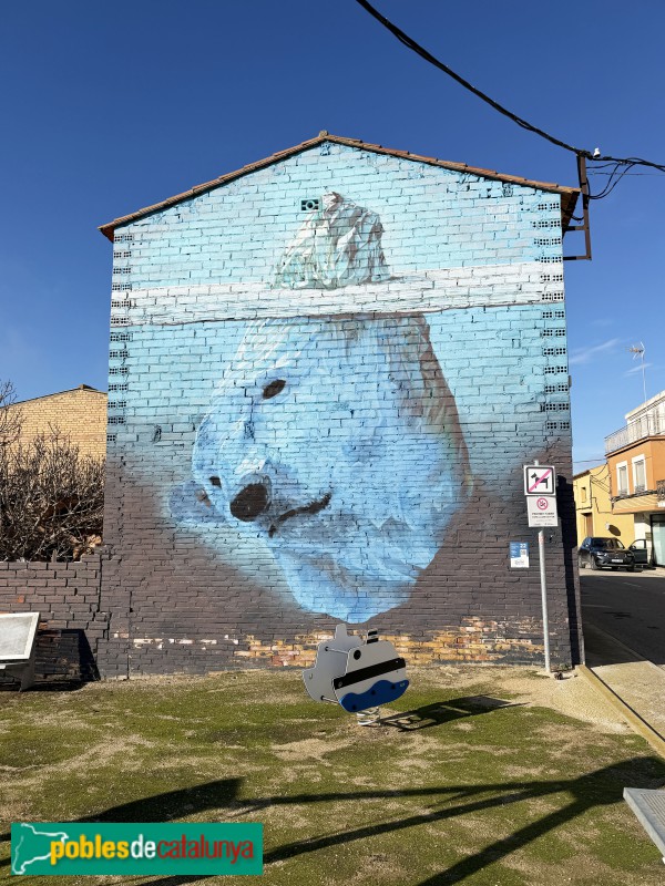 Torrefarrera - Mural <i>Iceberg</i> (Sergio Delicado, 2018)