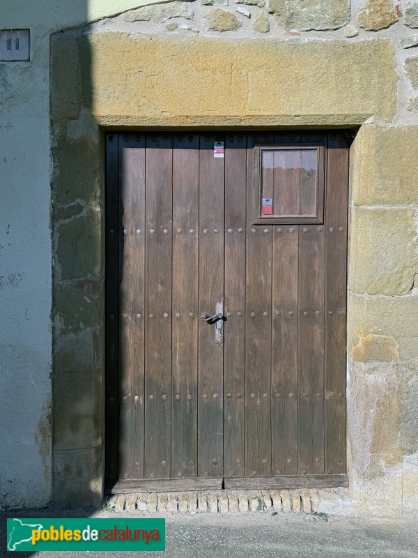 Sant Joan de Mollet - Centre històric. Porta de 1646