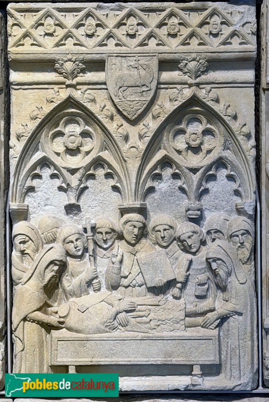 Torrebesses - Retaule de Sant Salvador. Enterrament