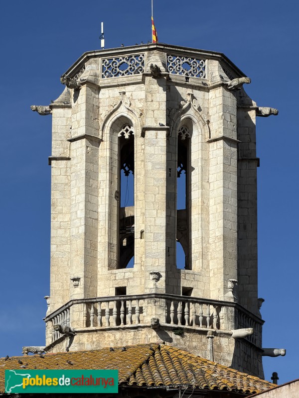 Bordils - Església de Sant Esteve. Campanar (Foto: Albert Esteves, 2026) Bordils - Església de Sant Esteve. Campanar