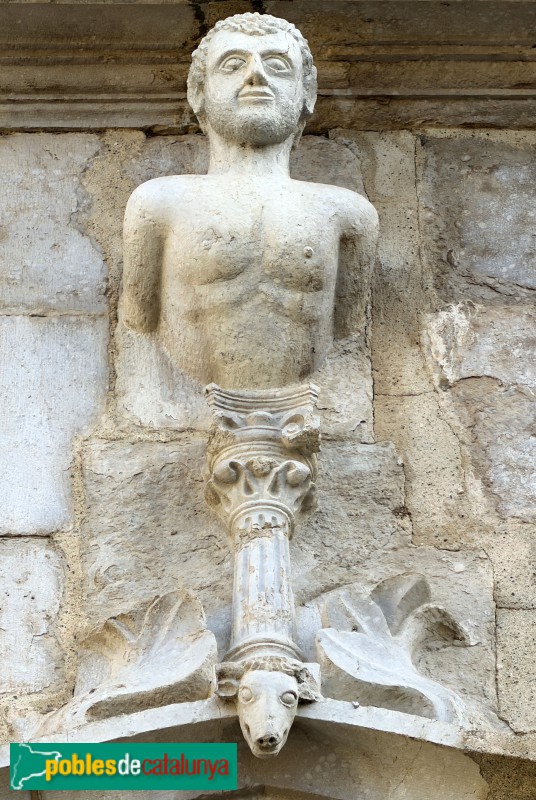 Bordils - Església de Sant Esteve. Portada (Foto: Albert Esteves, 2026) Bordils - Església de Sant Esteve. Portada