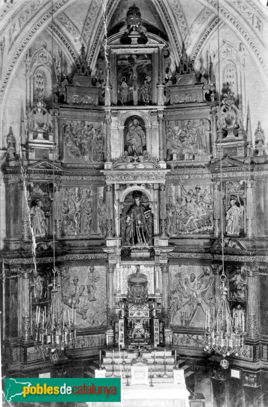 Castellbisbal - Retaule de Sant Vicenç (dessparegut)