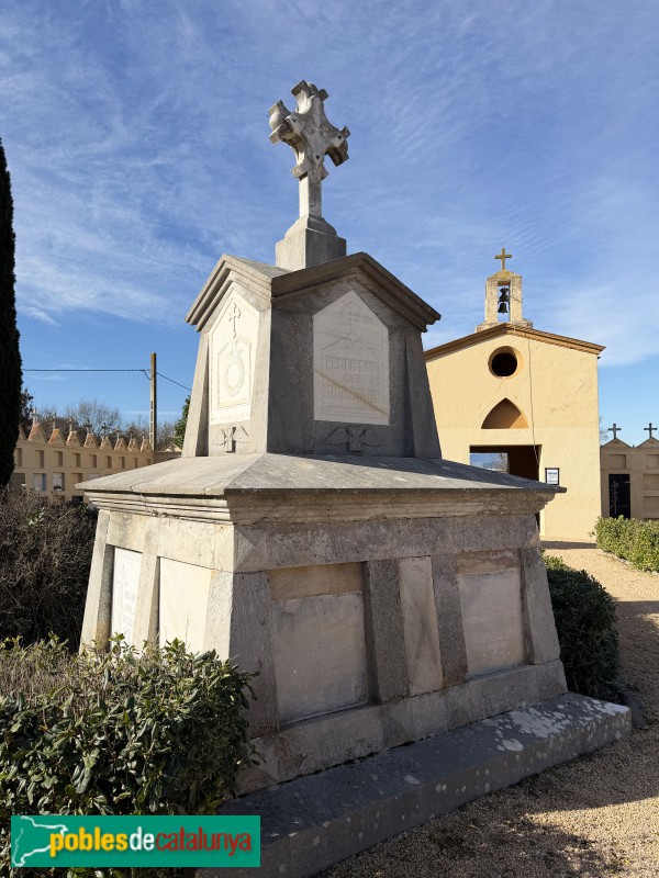 Bordils - Cementiri. Panteó Salvador Tallada