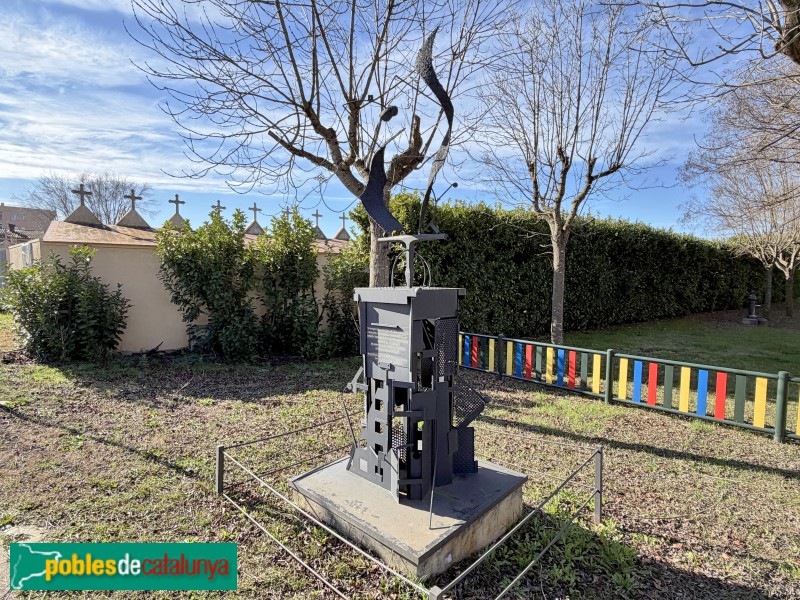 Bordils - Escultura en homenatge a Muriel Casals