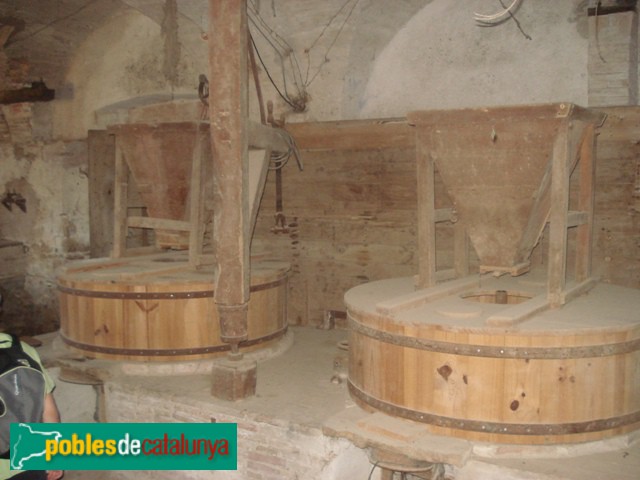 Bordils - Interior del Molí (Foto: Banc de Memòria Digital de Bordils, 2009) Bordils - Interior del Molí