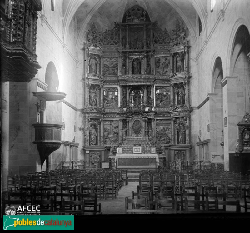 Martorell - Retaule major de l'església de Santa Maria (desaparegut)