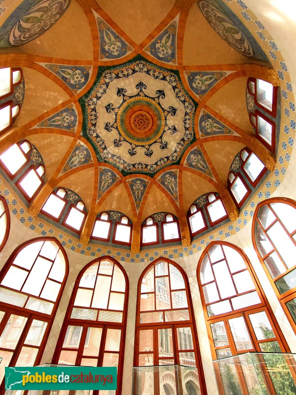 Barcelona - Hospital de la Santa Creu i Sant Pau. Pavelló de Sant Salvador