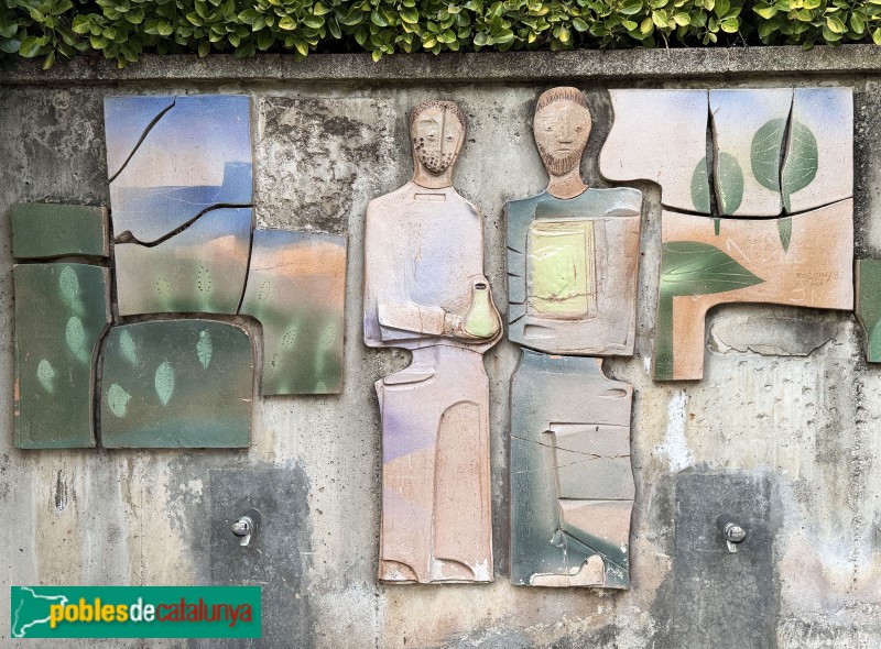 Sant Julià de Ramis - Mosaic de Sant Cosme i Sant Damià (Foto: Albert Esteves, 2026) Sant Julià de Ramis - Mosaic de Sant Cosme i Sant Damià