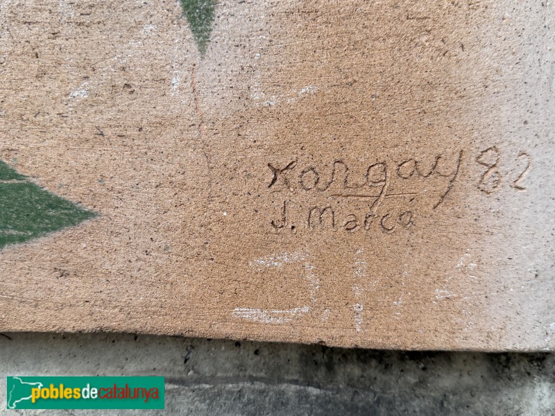 Sant Julià de Ramis - Mosaic de Sant Cosme i Sant Damià (Foto: Albert Esteves, 2026) Sant Julià de Ramis - Mosaic de Sant Cosme i Sant Damià