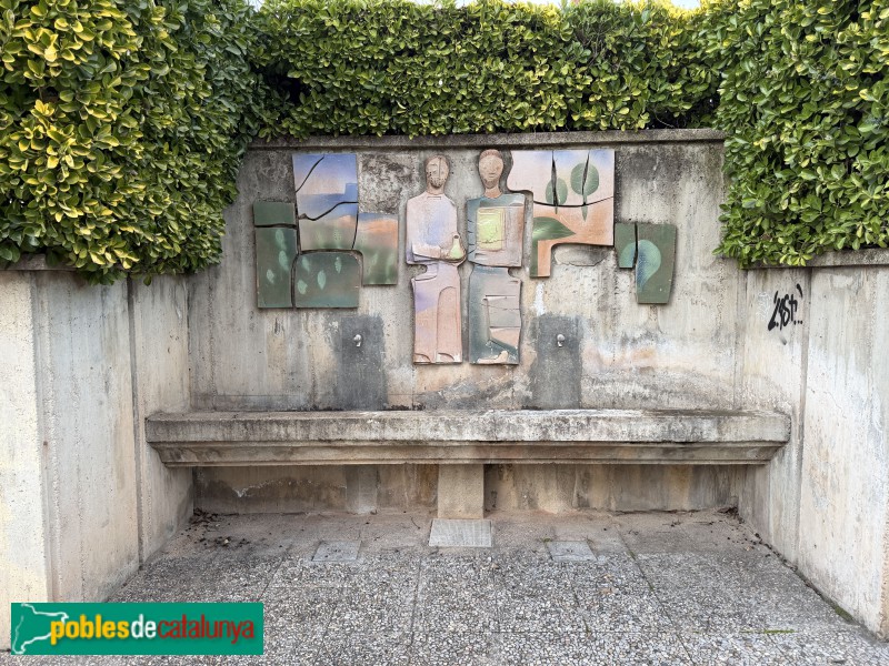 Sant Julià de Ramis - Mosaic de Sant Cosme i Sant Damià (Foto: Albert Esteves, 2026) Sant Julià de Ramis - Mosaic de Sant Cosme i Sant Damià