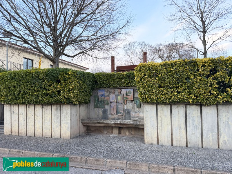 Sant Julià de Ramis - Mosaic de Sant Cosme i Sant Damià (Foto: Albert Esteves, 2026) Sant Julià de Ramis - Mosaic de Sant Cosme i Sant Damià