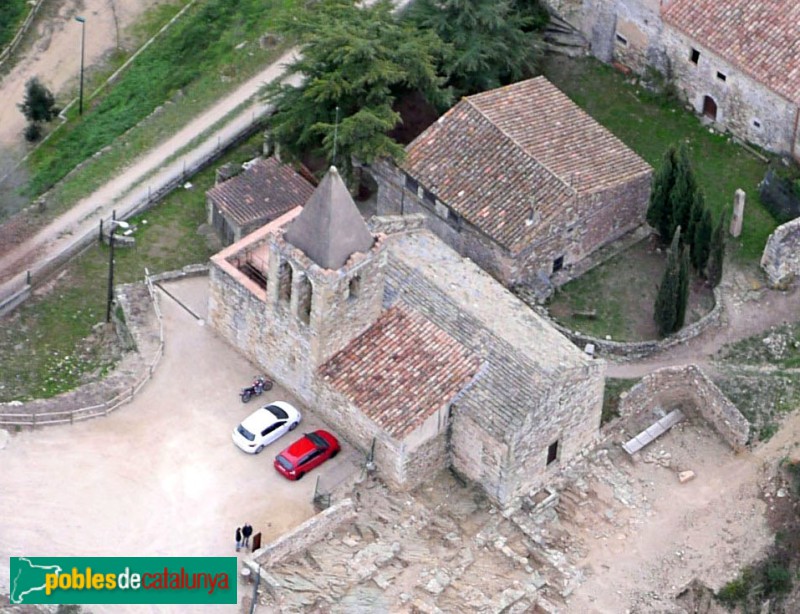 Sant Julià de Ramis - Església dels Sants Metges (Foto: Unitat Aèria Agents Rurals,, 2017) Sant Julià de Ramis - Església dels Sants Metges