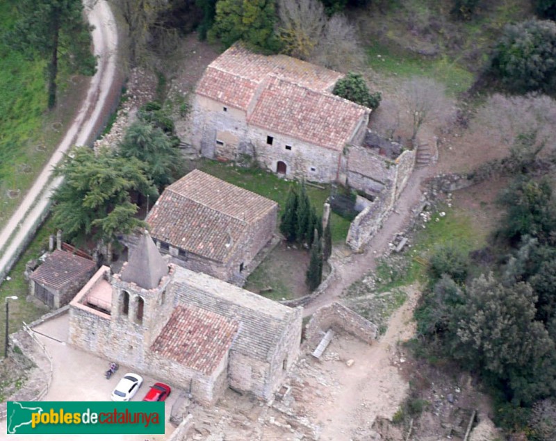 Sant Julià de Ramis - Rectoria dels Sants Metges (Foto: Unitat Aèria Agents Rurals, 2017) Sant Julià de Ramis - Rectoria dels Sants Metges