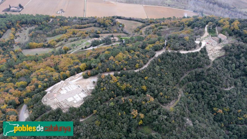 Sant Julià de Ramis - Poblat ibèric de Kerunta (Foto: Unitat Aèria Agents Rurals,, 2017) Sant Julià de Ramis - Poblat ibèric de Kerunta