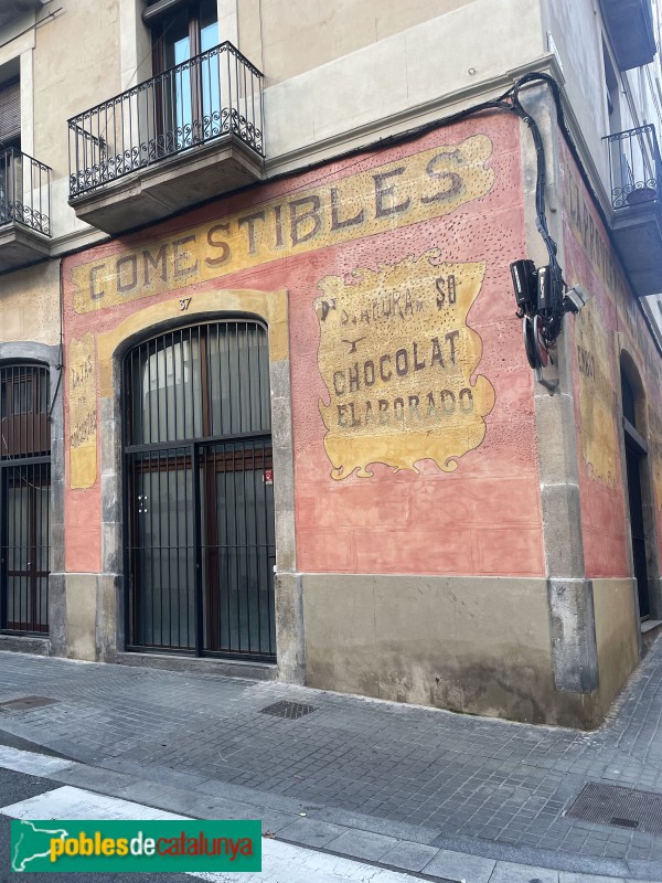Barcelona - Mural carrer Margarit