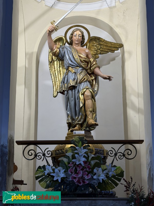 Seròs - Església de Santa Maria. Capella de l'Àngel Custodi