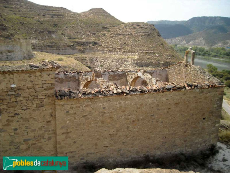 La Granja d'Escarp - Ermita de Sant Jaume, abans de la restauració