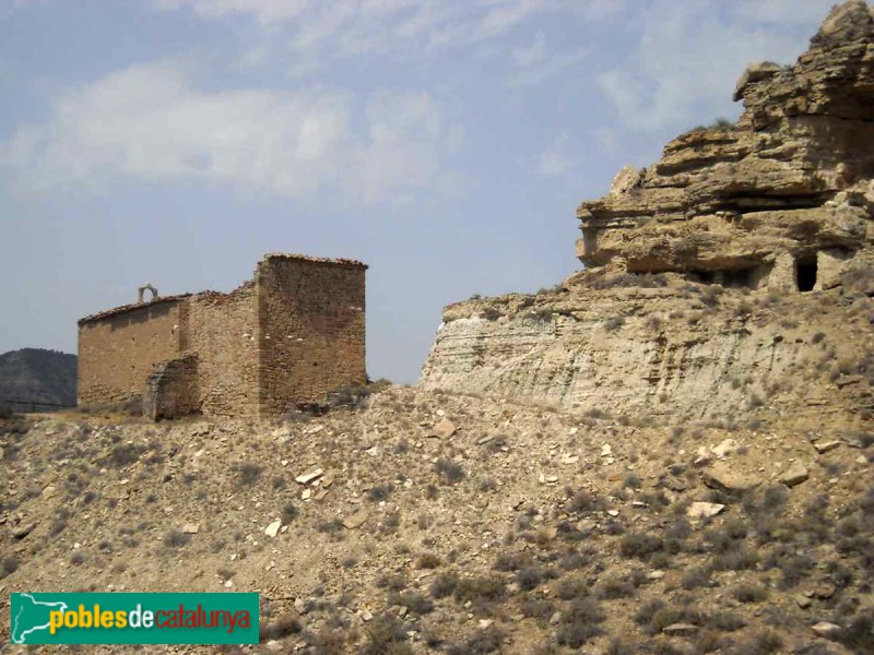 La Granja d'Escarp - Ermita de Sant Jaume, abans de la restauració