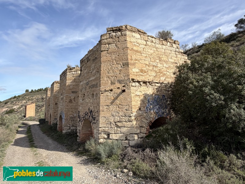 La Granja d'Escarp - Fàbrica de ciment. Conjunt de forns