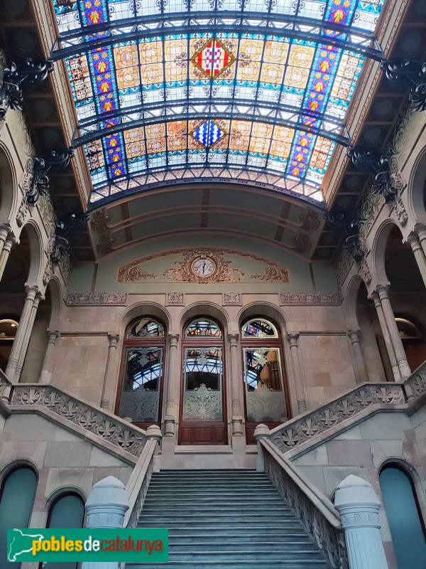 Barcelona - Palau de Justícia. Vestíbul