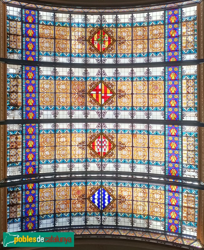 Barcelona - Palau de Justícia. Vestíbul