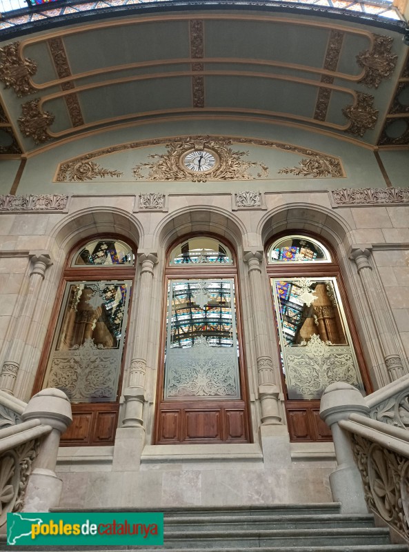 Barcelona - Palau de Justícia. Vestíbul. Planta superior