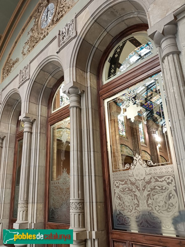 Barcelona - Palau de Justícia. Vestíbul. Planta superior